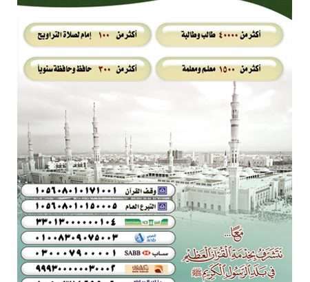 Holy Quran Memorizing Society At Al Madinah Al Munawarah 